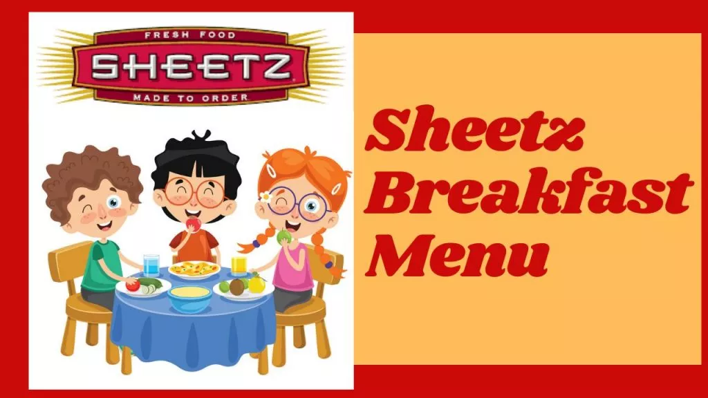 Sheetz Breakfast Menu